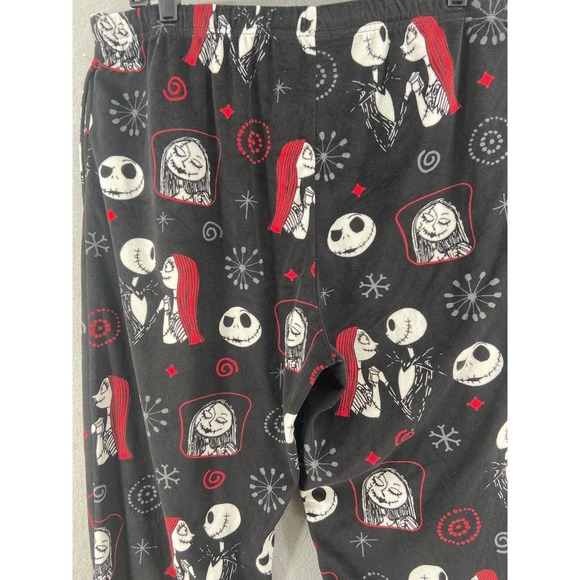 Disney The Nightmare Before Christmas Pajama Pants Womens Sz 2X Fleece Pockets - Picture 10 of 11